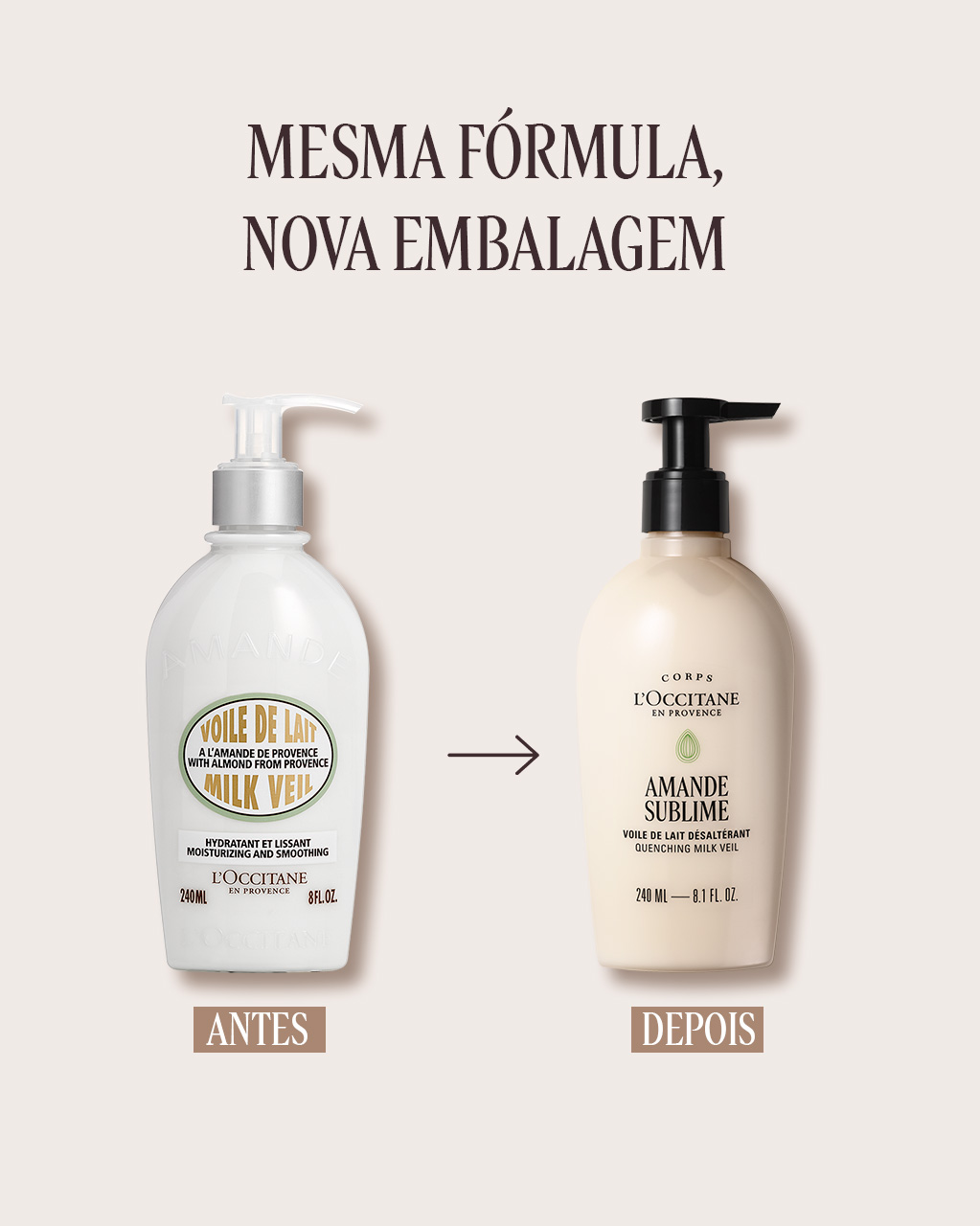 Loção Firmadora Amande Sublime 240mL | L'Occitane en Provence